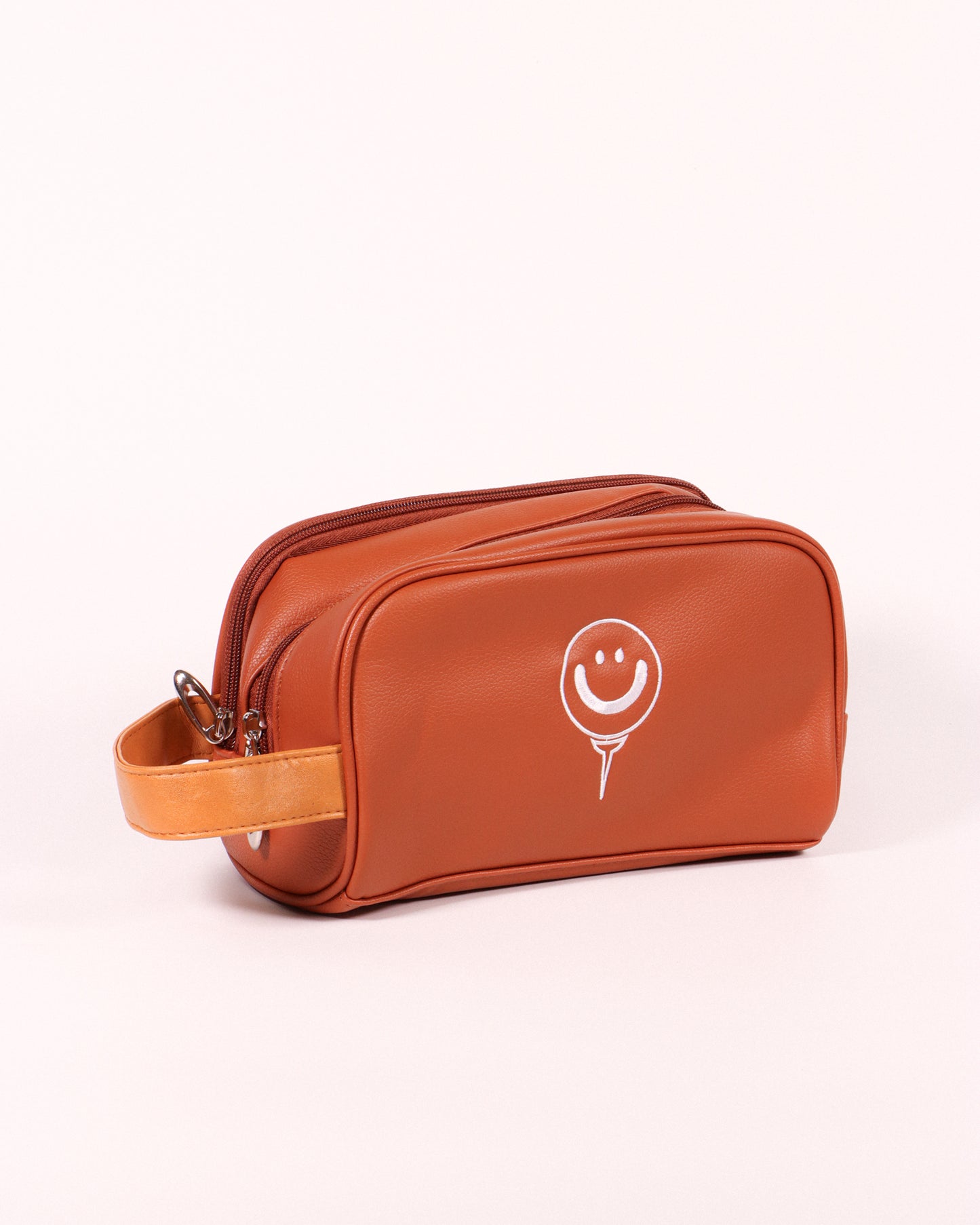 Travel Leather Bathroom Bag