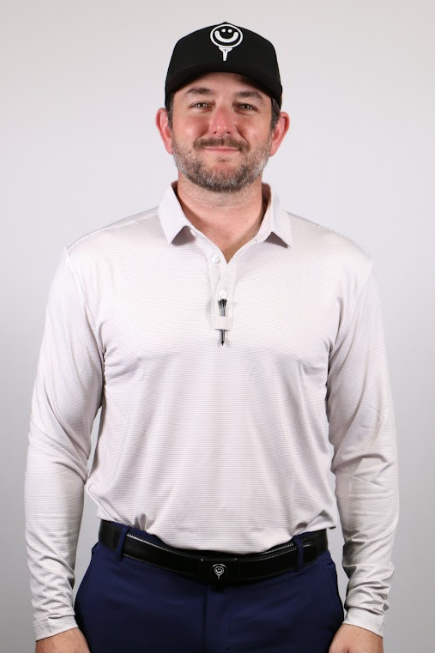 Perform-ACE Gray Pinstripe Long Sleeve Polo