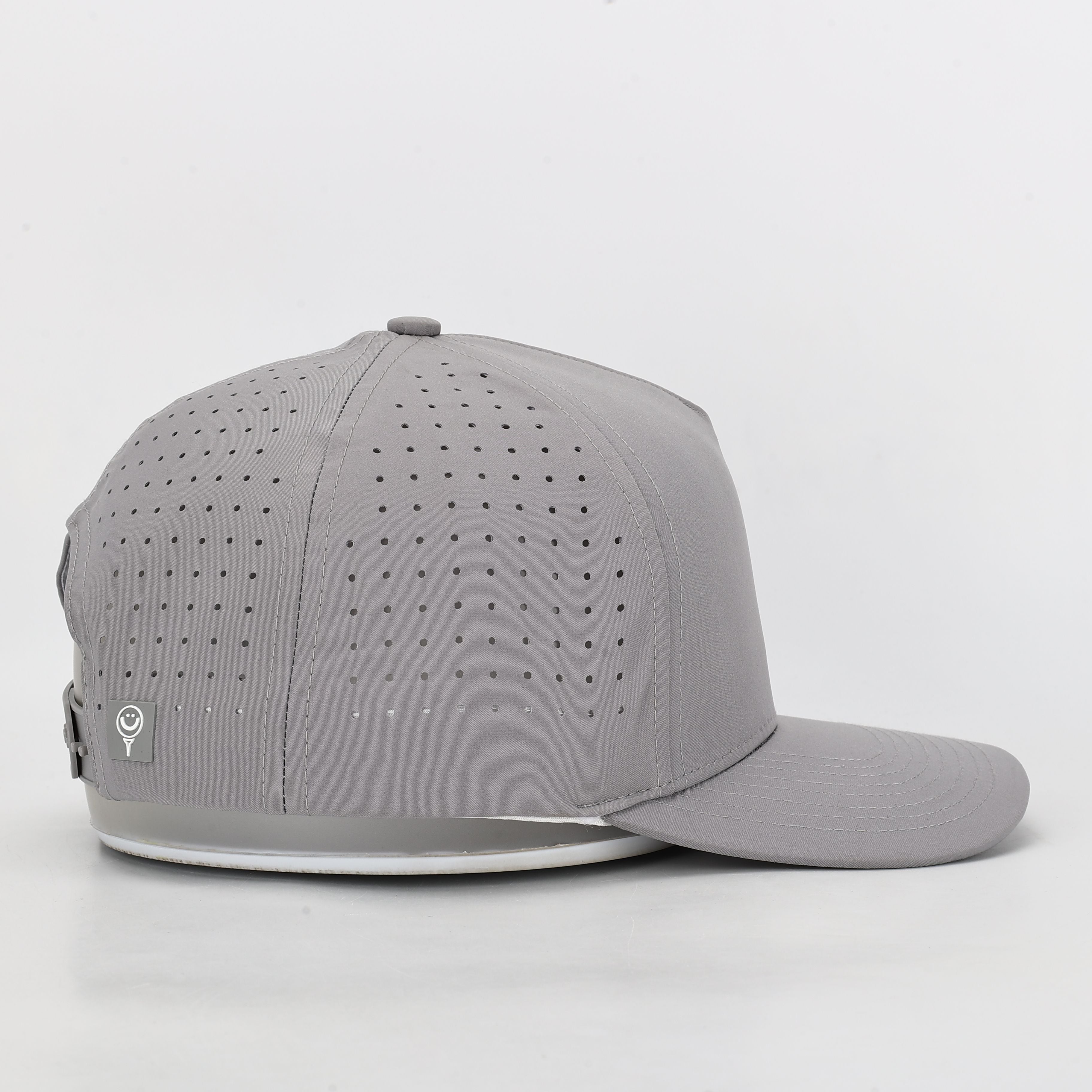 CUSTOM- Light Grey 5 Panel Hat