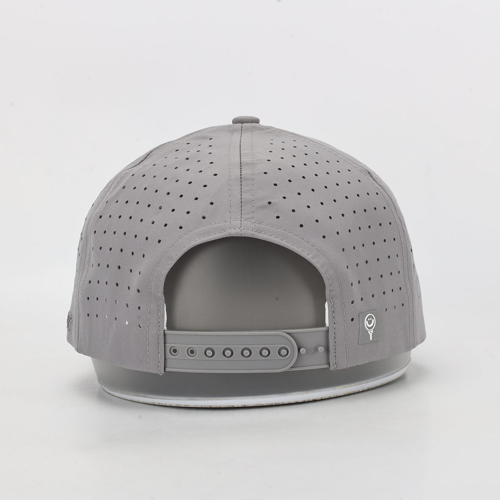 CUSTOM- Light Grey 5 Panel Hat