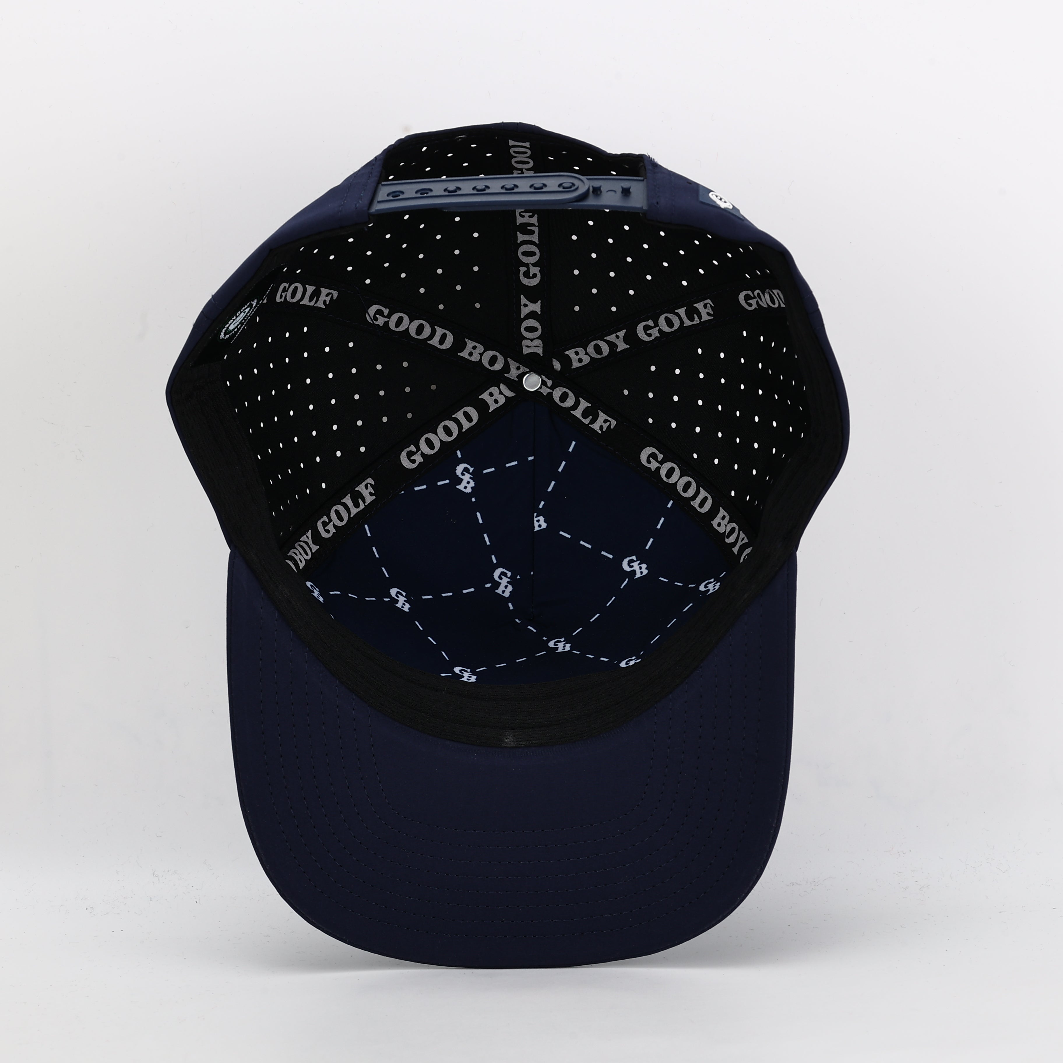 CUSTOM- Solid Navy Flat Bill 5 Panel Hat