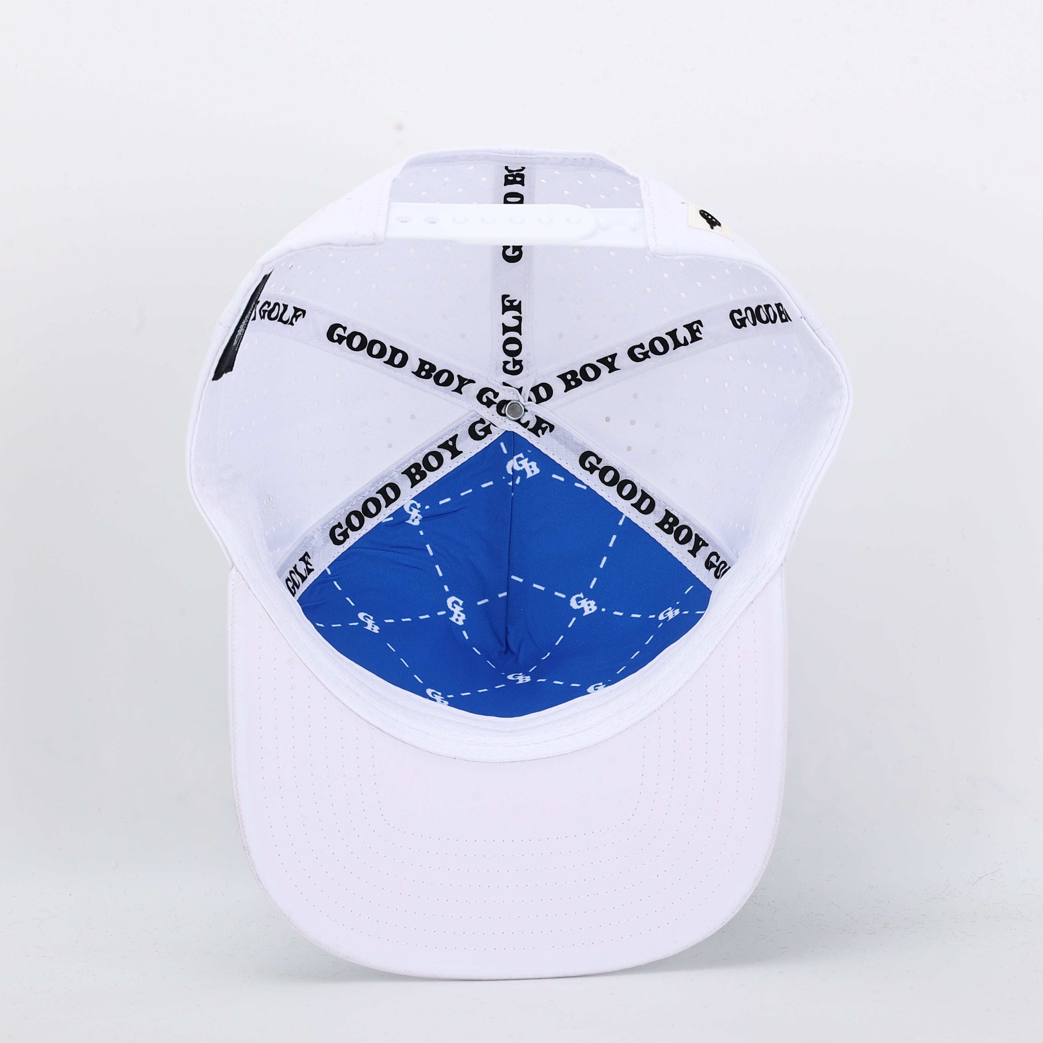 CUSTOM- Solid White Flat Bill 5 Panel Hat