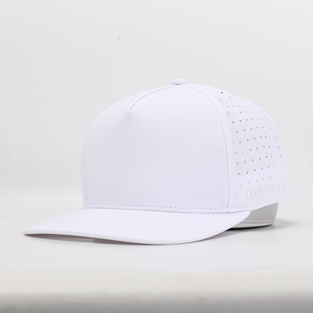 CUSTOM - Solid White 5 Panel Hat