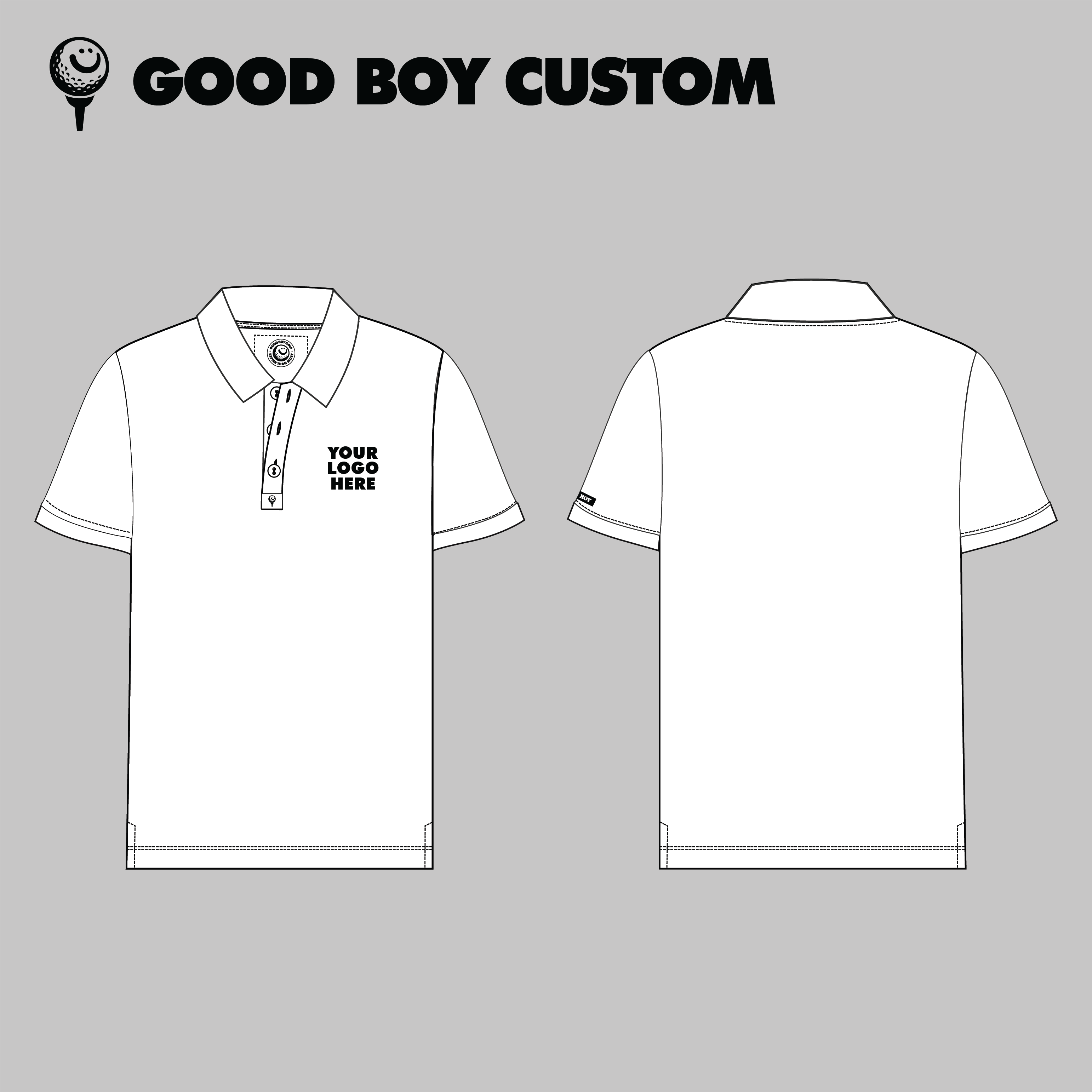 TUCKED Polo - Blue Summer Drive