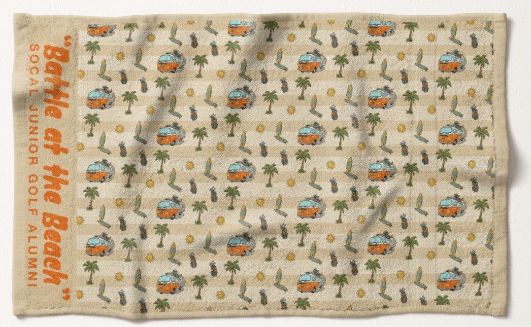 Battle at the Beach 35x70 Microfiber Towel