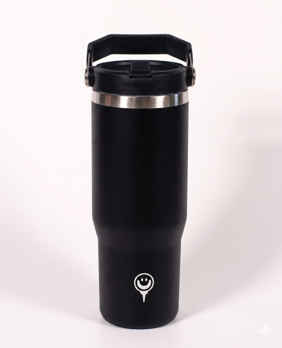 CUSTOM- 30oz Insulated Water Bottle with Handle