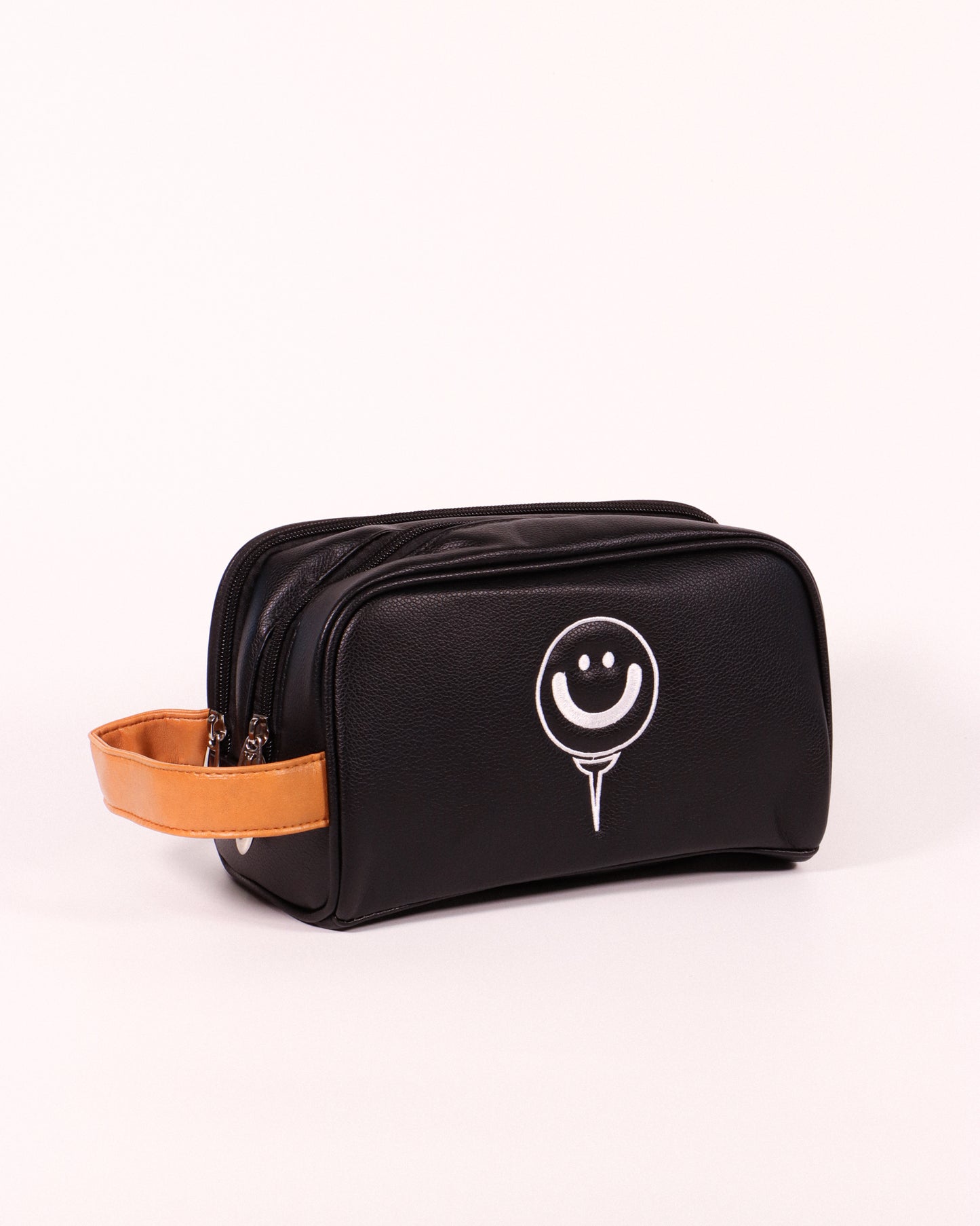 Travel Leather Bathroom Bag