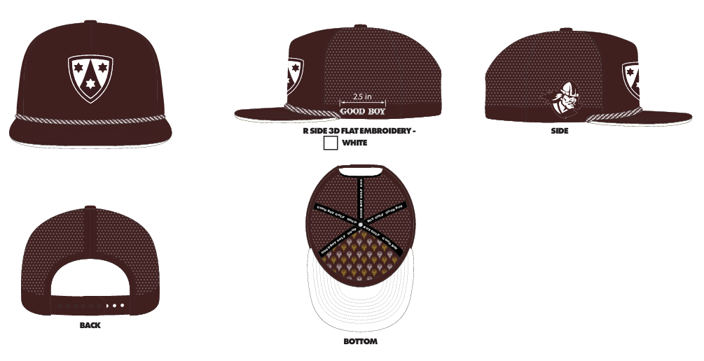 Crespi Golf Brown Hat