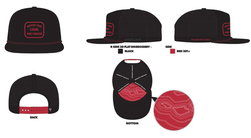 Support Your Local Firefighters Hat