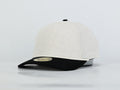 Cream & Black Corduroy Hat