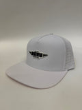 Meathead Movers White Flat Bill Hat