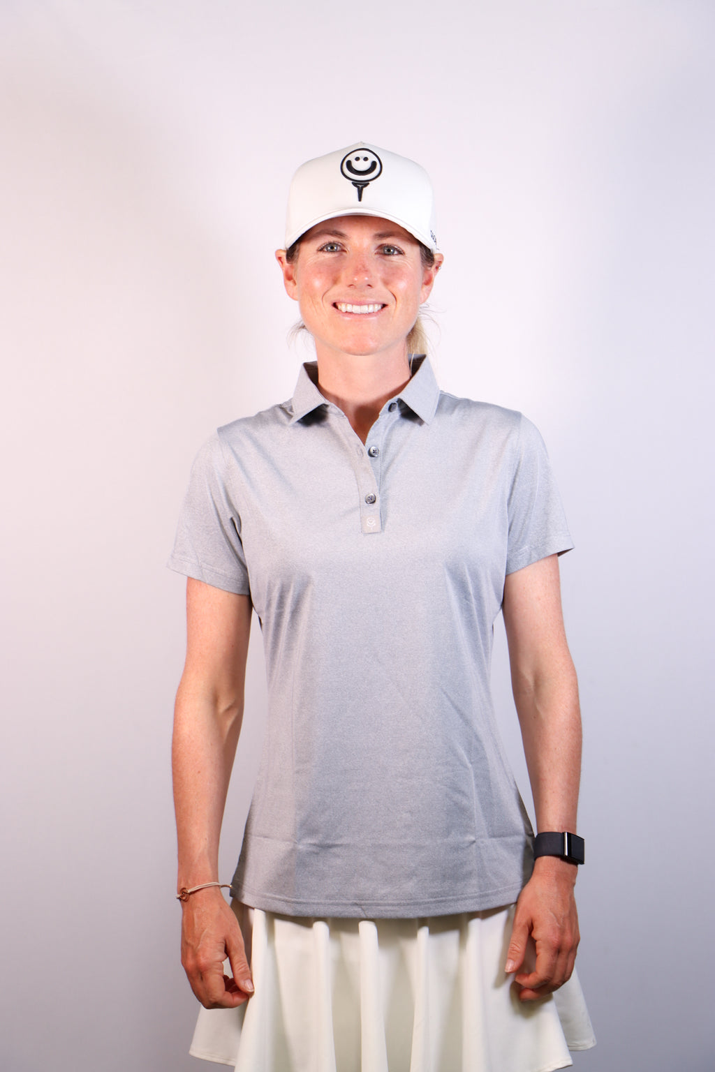Women's Perform-ACE Light Gray Polo
