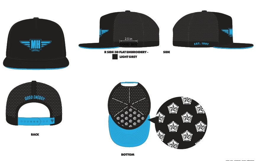 Meathead Movers Black & Blue Hat
