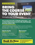 Pop-Up Golf Simulator Rental