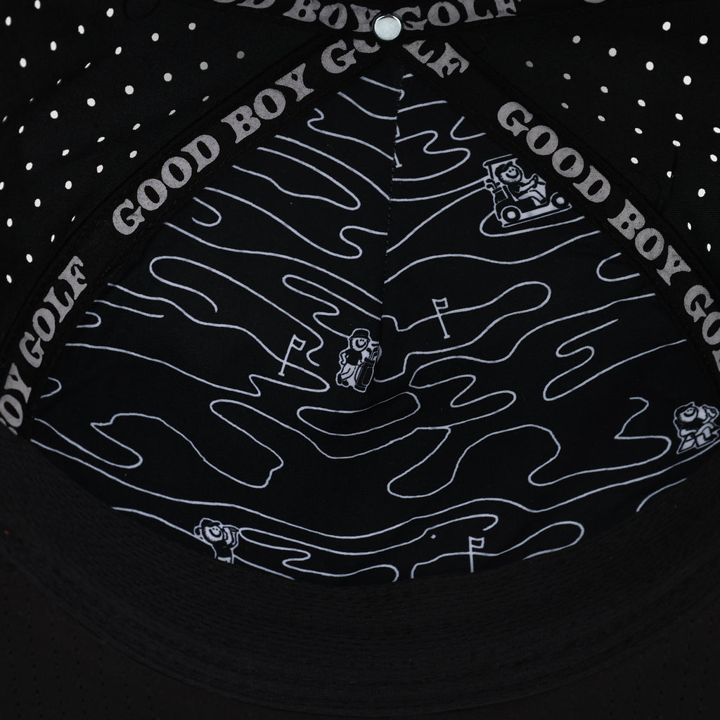 Leather Cross Stitch Hat