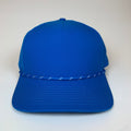 CUSTOM- Royal Blue 5 Panel Hat w/ Rope