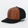 Leather Cross Stitch Hat