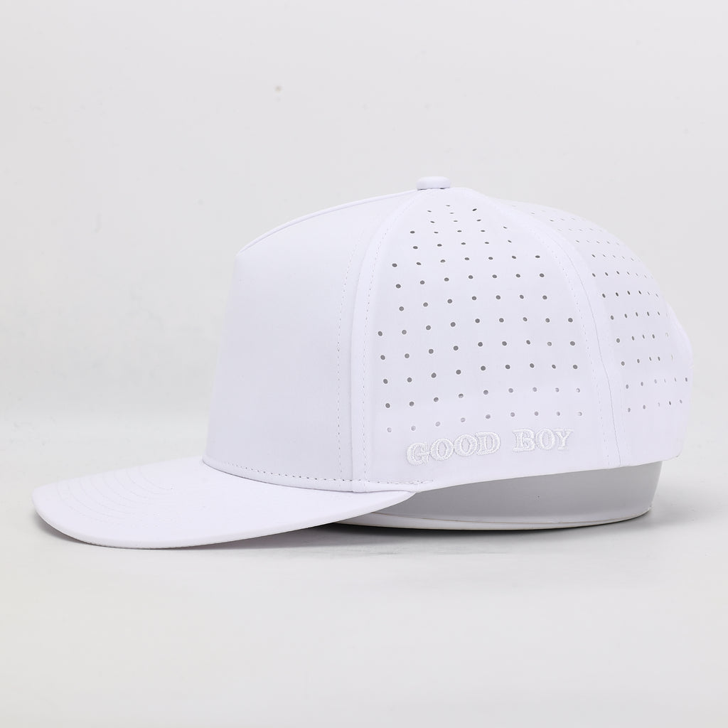 CUSTOM - Solid White 5 Panel Hat